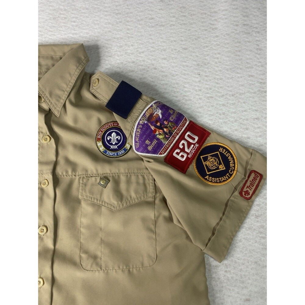 Boy Scouts of America Cub Scout Uniform Ladies Shirt Size Medium Polyester USA - Picture 4 of 13